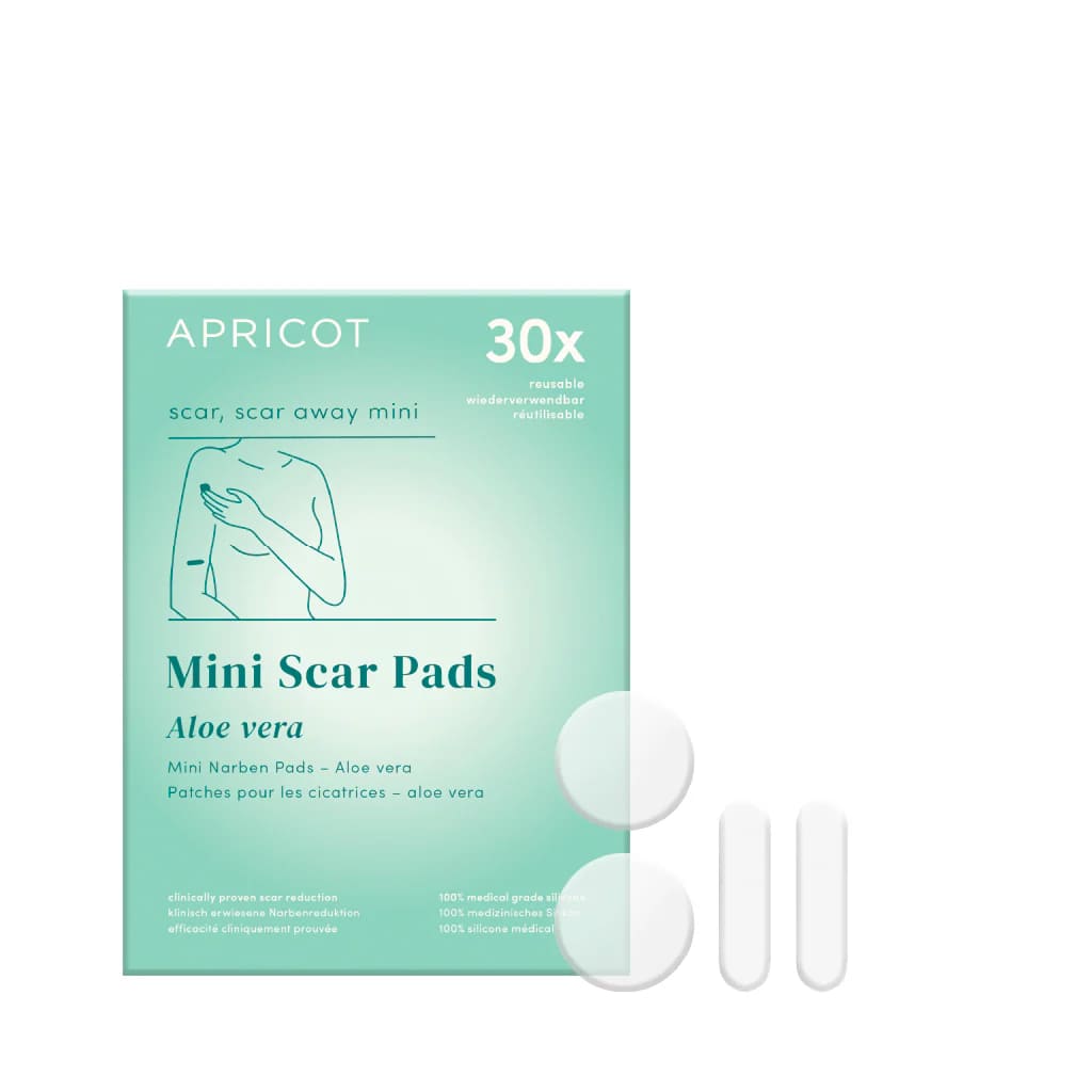 Scar Scar Away Mini - Patch riutilizzabili silicone medicale aloe vera per cicatrici piccole | 4 cuscinetti | ETHRÒ