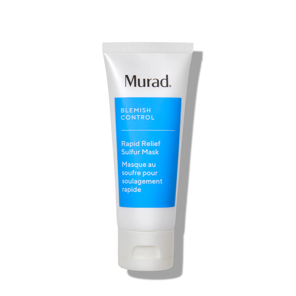 Murad Rapid Relief Sulfur Mask - Maschera argilla sebo-regolatrice anti-imperfezioni | 74ml | ETHRÒ